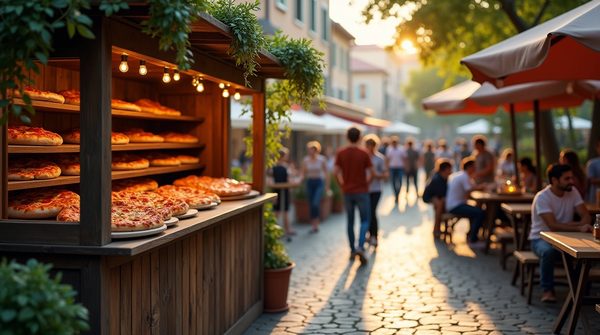 Savourez des pizzas artisanales chez le kiosque à Garlin